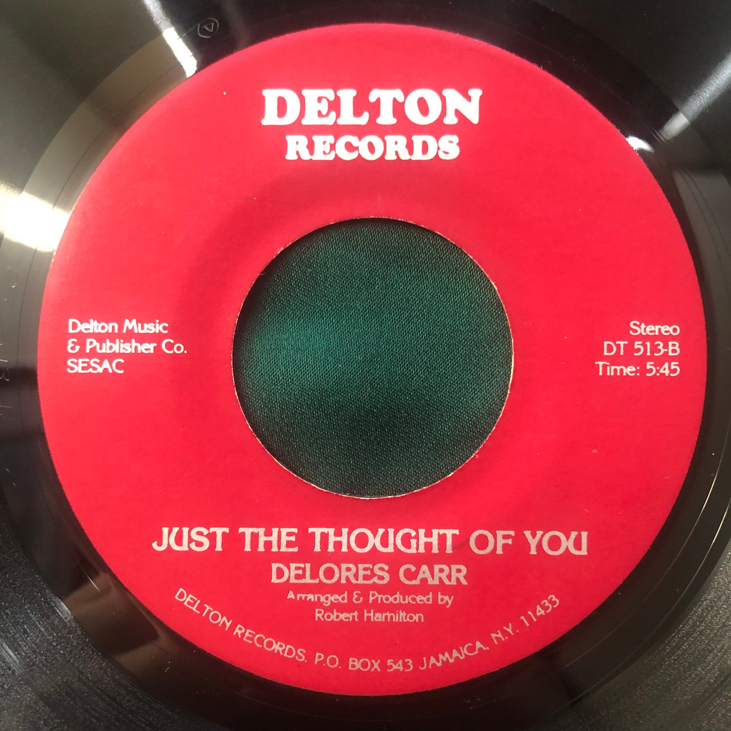 Delores Carr - Lonely / Just The Thought Of You 1980 Soul 45 Delton Records