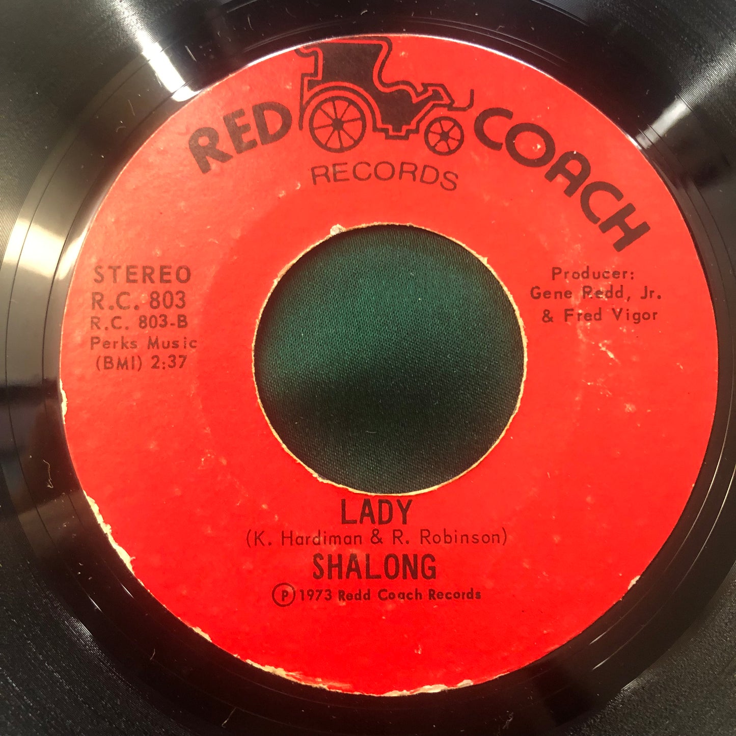 Shalong - I'm in Love With You / Lady 1973 Soul 45 Red Coach Records