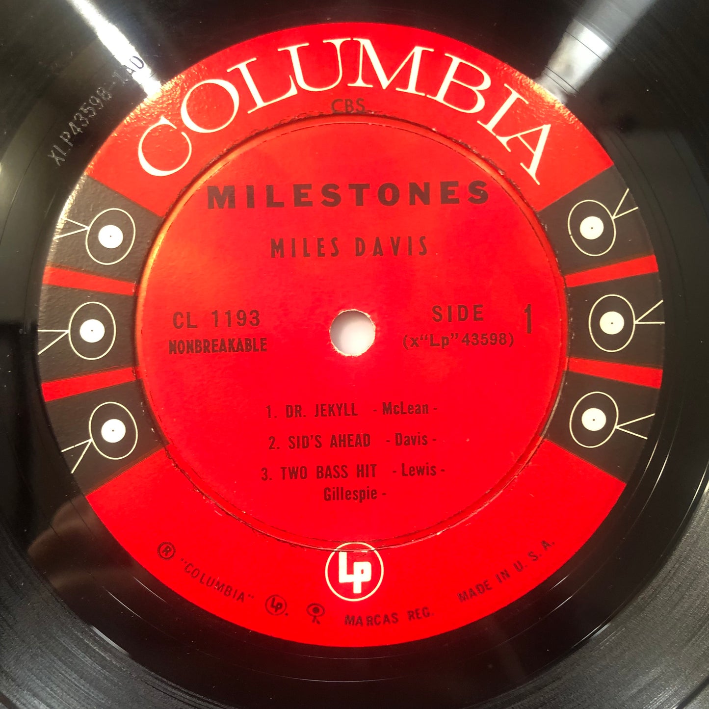 Miles Davis - Milestones Columbia 6-Eye 2nd Press