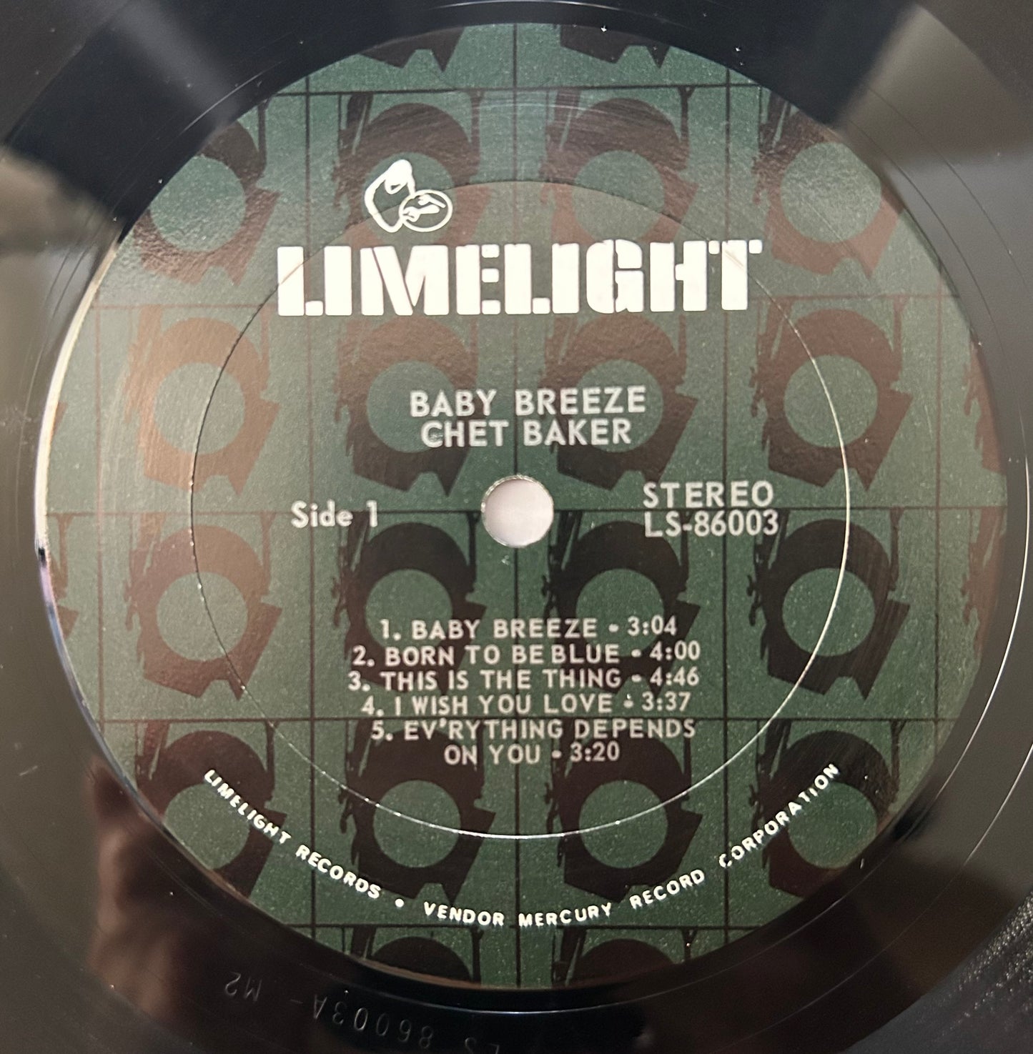 Chet Baker - Baby Breeze 1965 Limelight 1st Press