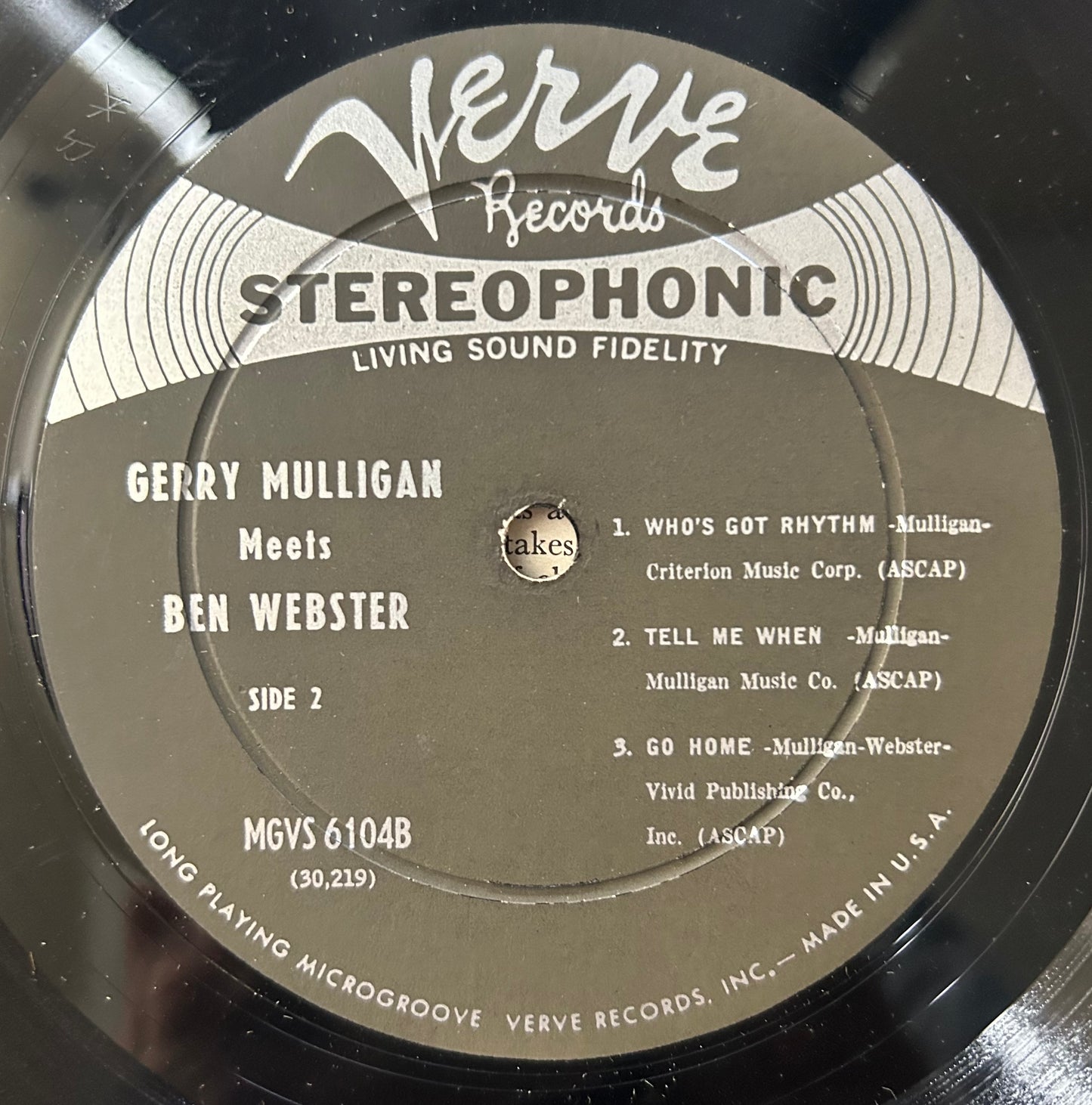 Gerry Mulligan - Gerry Mulligan Meets Ben Webster 1960 Verve Stereo