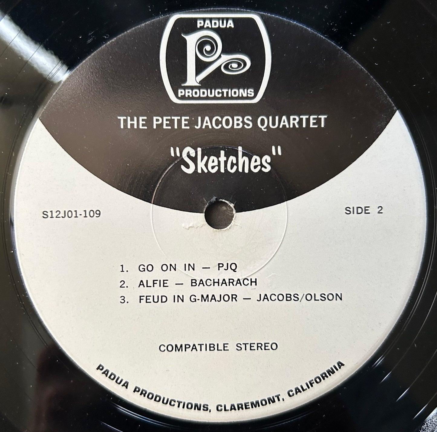 Pete Jacobs Quartet - Sketches 1970's Private Press Cool Jazz