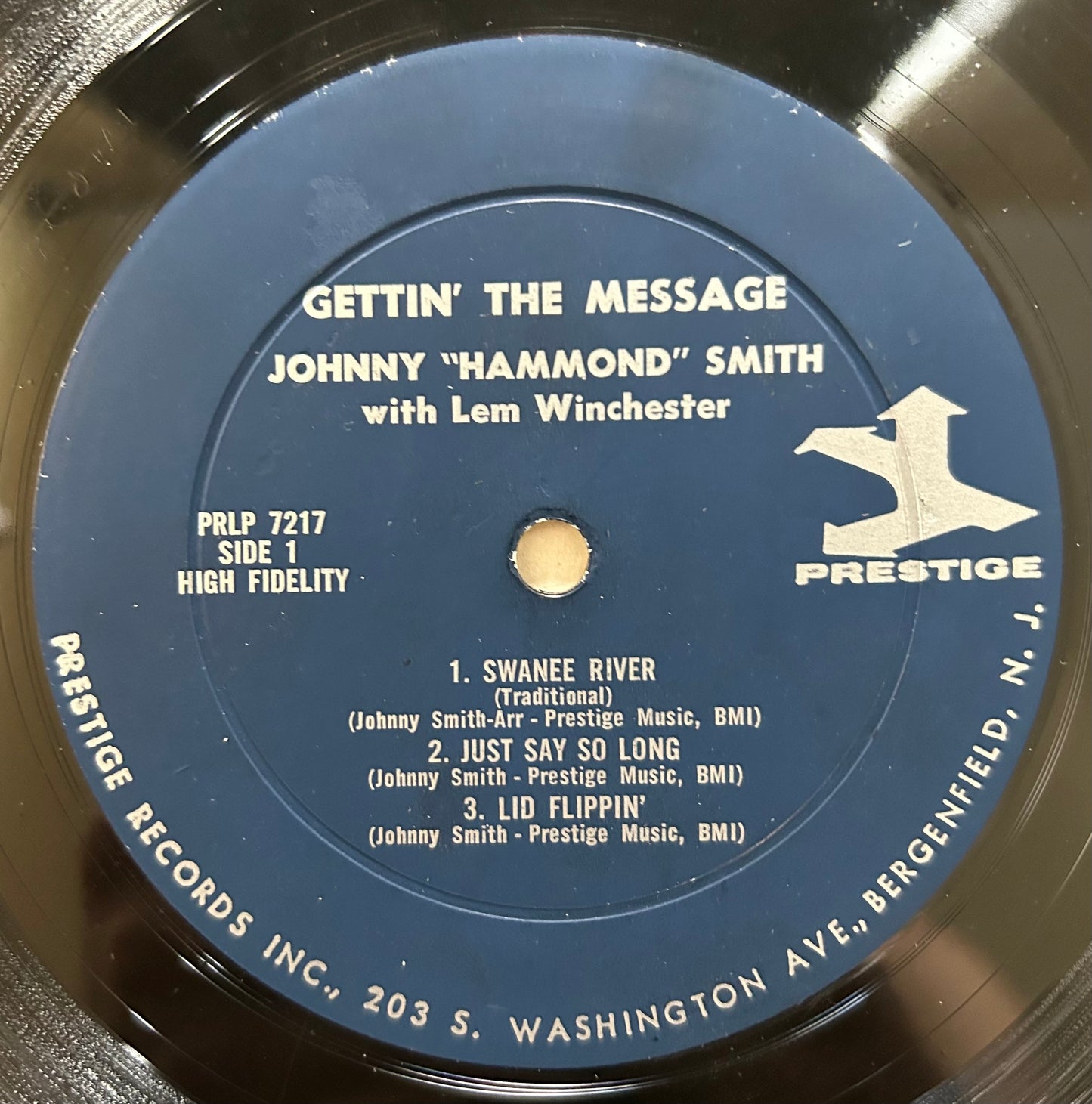 Johnny Hammond Smith - Gettin' The Message Prestige Mono