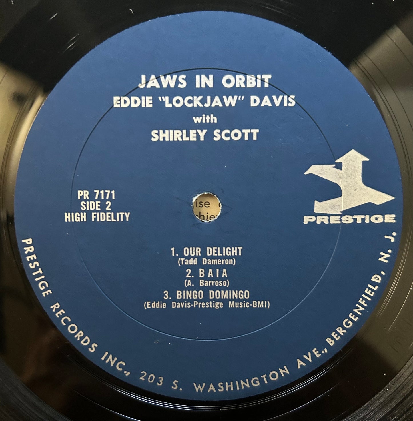 Eddie Davis - Shirley Scott - Jaws In Orbit 2nd Press Mid 60's Prestige