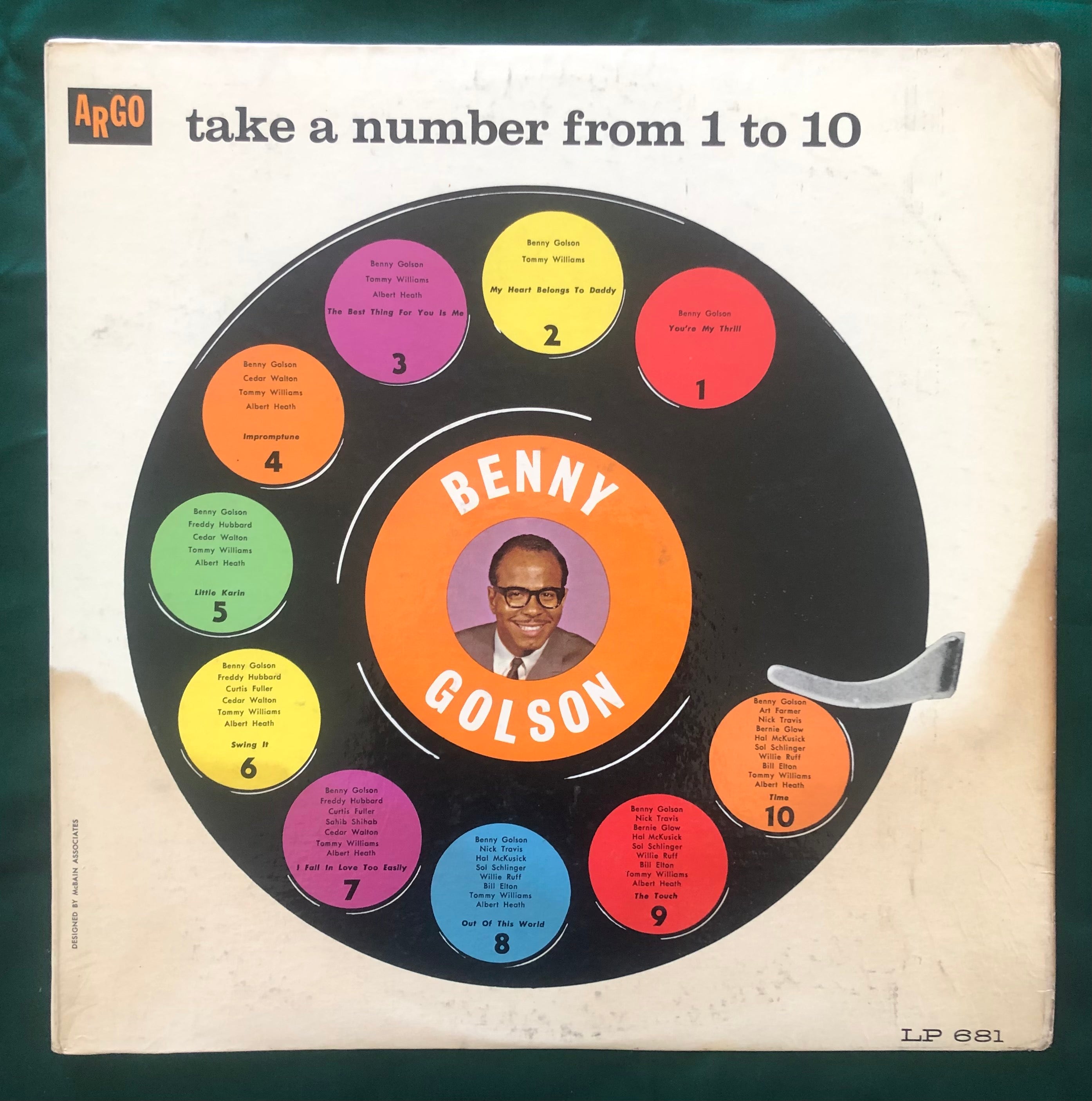 Benny Golson promo LP - 洋楽